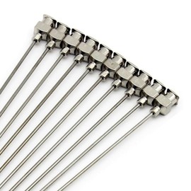 Doxiuyo 10 Pieces Dispensing Needle 6 Inch Stainless Steel Blunt Tip Luer Connector Stainless Steel Blunt Needles 16G