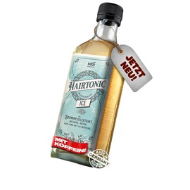 MG Pomaden Hairtonic ICE, Kühleffekt durch Menthol, Haartonikum, Haarwasser, pflegend für Haar & Kopfhaut mit Koffein Brennnesselextrakt, Aloe-Vera-Saft, Avocadoöl, Panthenol, Unterstützt Haarwachstum