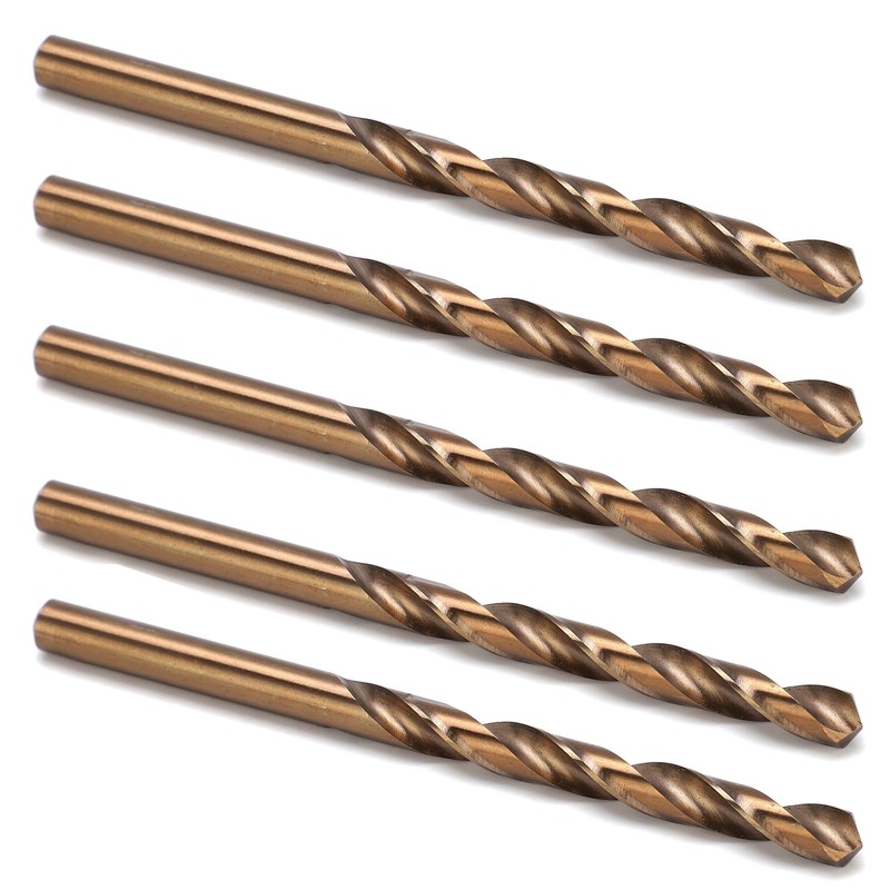 10Pcs Twist Drill Bit High Speed Steel Straight Shank Hole