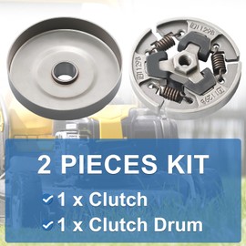 AUMEL 1137 160 2000 Clutch Assembly Kit for Stihl MS192C, MS192T, MS192TC, MS201, MS201C, MS201T and MS201TC Chainsaws