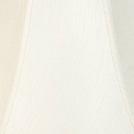Set of 2 Bell Lamp Shades Cream Large 7" Top x 16" Bottom x 12" High Spider with Replacement Harp and Finial Fitting - Imperial Shade