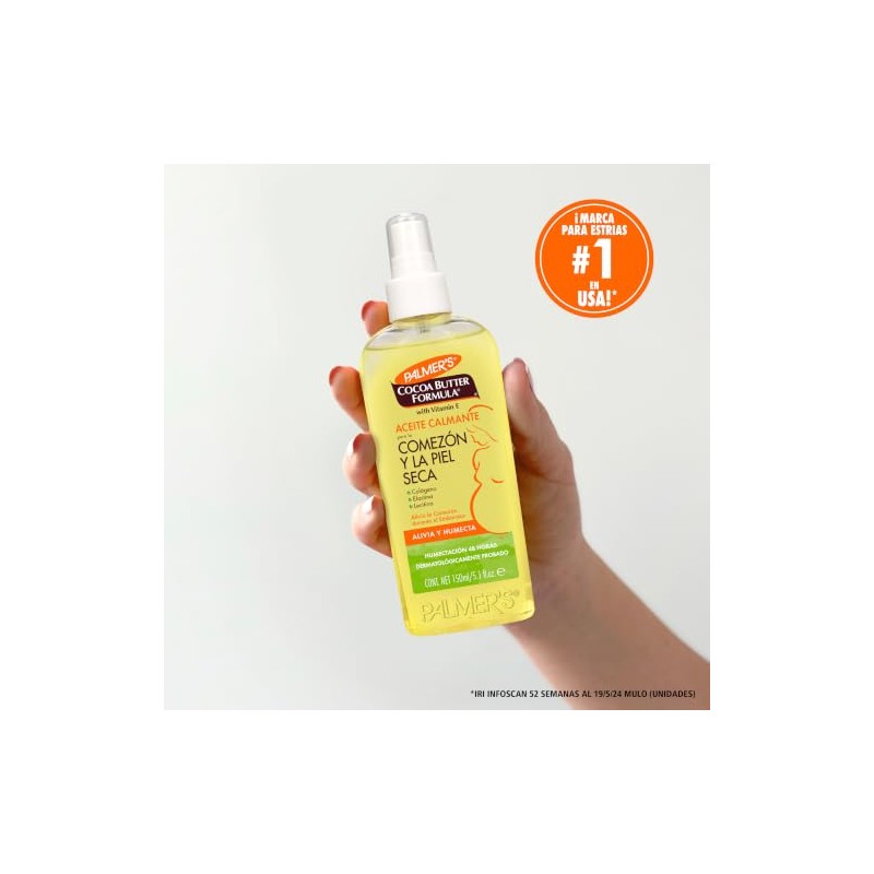 Palmer's Cocoa Butter Formula Aceite Calmante para la Comezón y