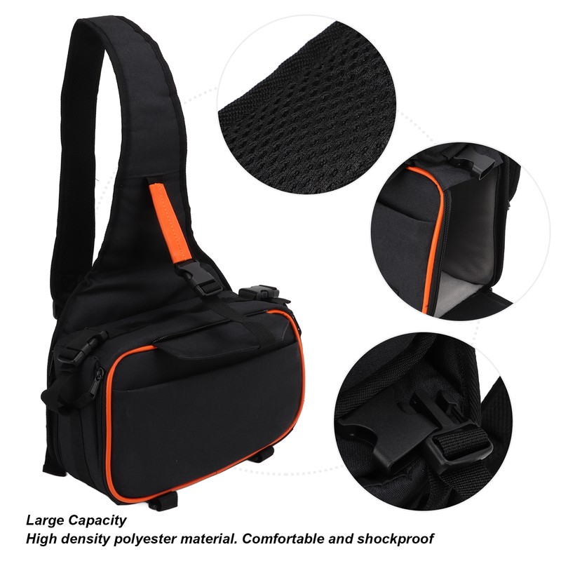 Camera Sling Bag Large Capacity High Density Durable Shockproof Bilateral