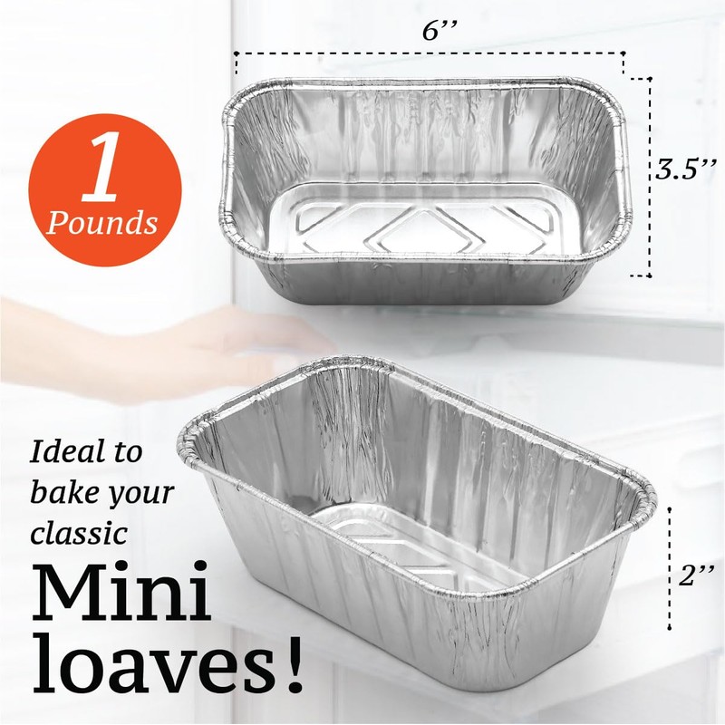Spare Essentials (paquete de 55) sartenes de aluminio desechables de