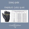 Globaleather Globaleather Classic Fingerless Wheelchair Gloves - Black (X Small)