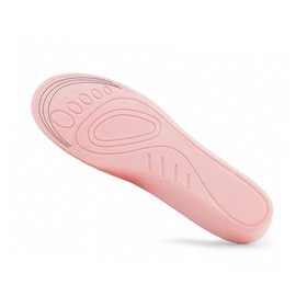 Ipetboom 1 Pair Height Increase Shoe Inserts Invisible Eva Breathable Heel Lift Pads for Men Women Pink Comfortable Heightening Insoles for All Shoe Styles