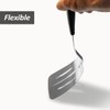 Stainless Steel Flexible Spatula Slotted Turner, XiaoZu Thin Metal Spatula