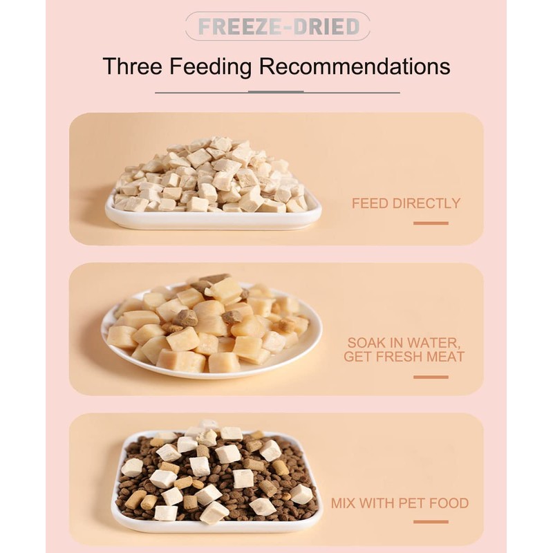 BNYEE Freeze Dried Chicken Cat & Dog Treats –15OZ Chicken