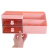 jojofuny Desktop Organizer Drawers Cute and Functional Makeup Storage Box