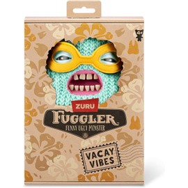 Fuggler Vacay Vibes by ZURU, Funny Ugly Monster, Plush, Collectible, Toy (Mr Needles - mint)