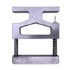Jiayouy Spring-Loaded Piano Center Pins Removal/Extracting Tool Piano Tuning Tool Silver - 5.3"x 4.2"