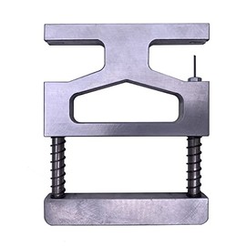 Jiayouy Spring-Loaded Piano Center Pins Removal/Extracting Tool Piano Tuning Tool Silver - 5.3"x 4.2"