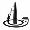 wilcractk Dog Whistle High Frequency Silent Plastic Black 1 Piece
