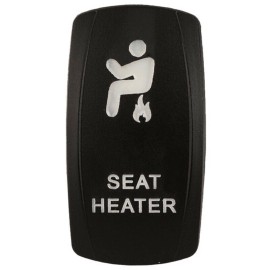K-Four Switches K4 Engraved-1 "SEAT HEATER" Contura Switch Actuator For II, III, V Switch Bodies
