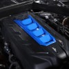 necar2020 ABS Blue Car Engine Bay Center Decorative Trim Cover