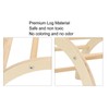 Chick Perch Paw Grinding Stable Structure Arch Shape Wooden Chicken