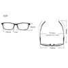 Fullwosing Brille Kurzsichtigkeit Myopia Brille Mit Dioptrien -0.50 bis -6.00
