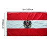 Austrian Flag with Eagle 90 x 150 cm - Austria