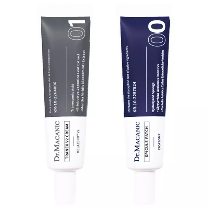 Dr. Mechanic 닥터메카닉 멜라제로V2 트라넥크림 스피큘 패치 각 30ml 2개입