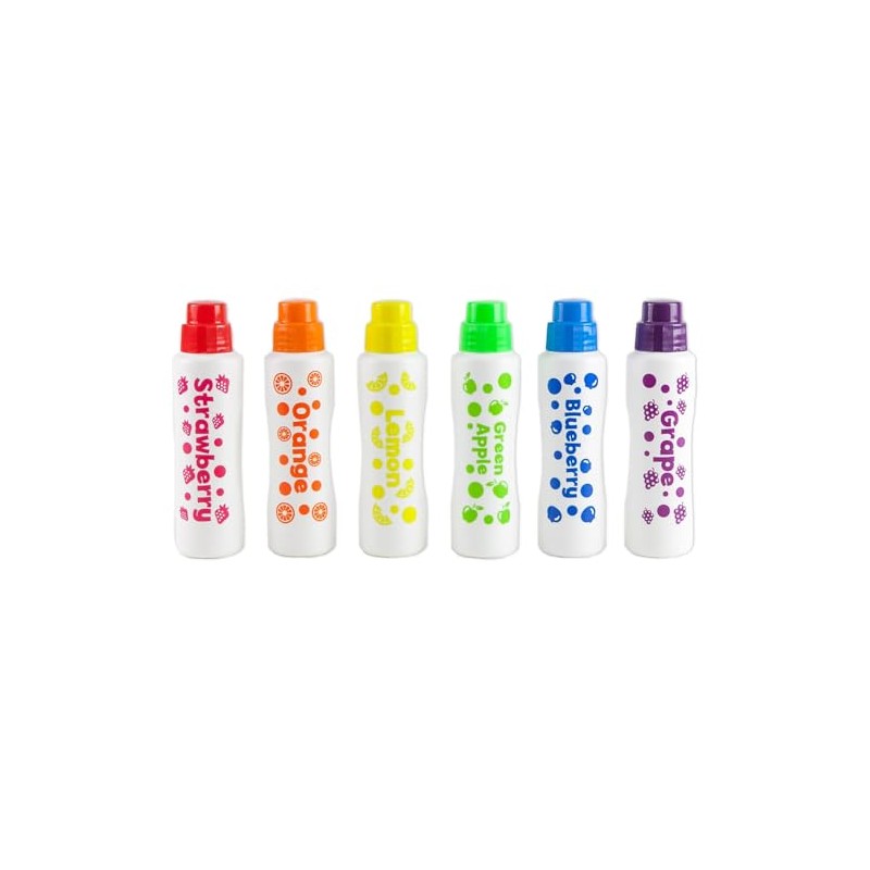 Do-A-Dot Art Fruit Scented Dot Markers, 6/Pack (DAD202)