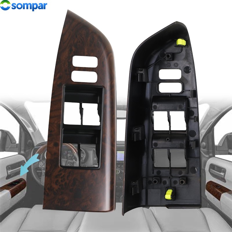 Osompar Door Window Switch Bezel Front Left Driver Side Compatible