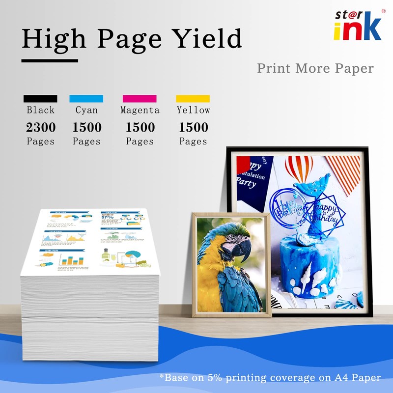 Starink 1500XL Printer Cartridges Compatible with Canon PGI 1500XL PGI-1500