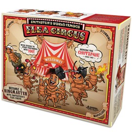 Laughing Smith Smithstein's World Famous Flea Circus - Unique and Hilarious Gag Gift Box and Prank Package for Kids and Adults