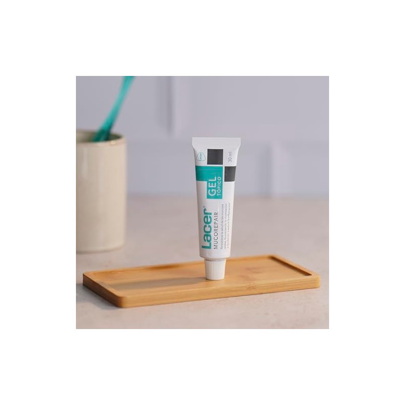 Lacer, Mucorepair Gel Oral Cicatrizante y Protector de la Mucosa,