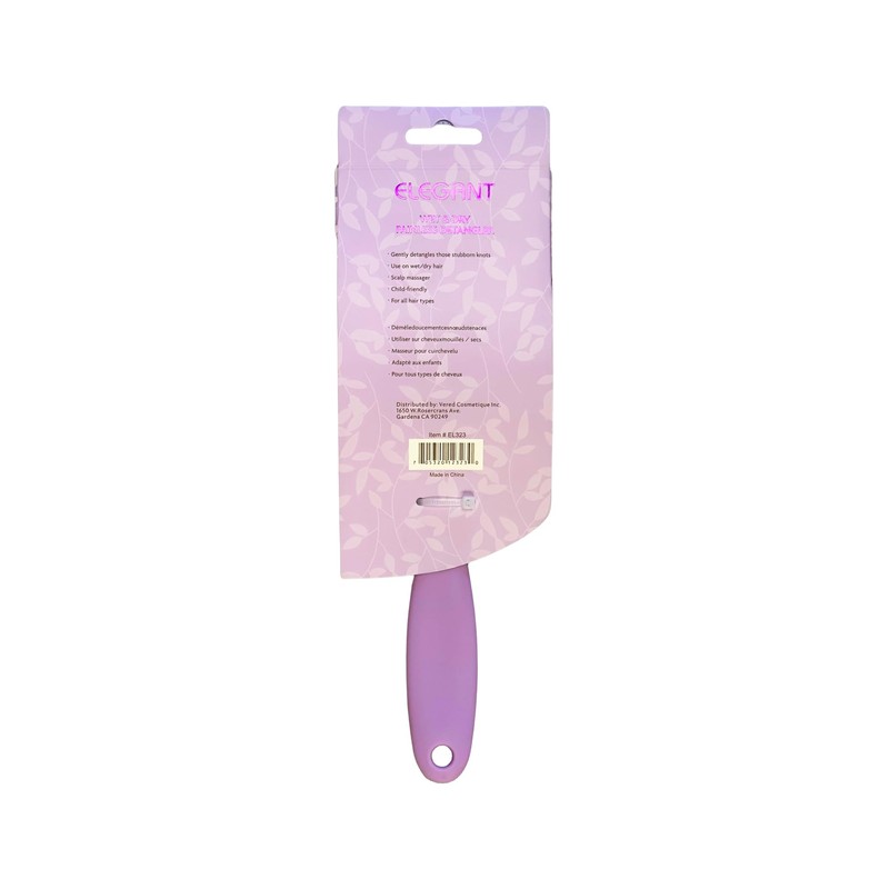 Elegant Wet & Dry Painless Detangler Vented Spiral Hair Brush