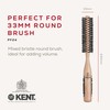 Kent Brushes PF24 Boar Bristle Radial Hairbrush, 30mm Round Barrel