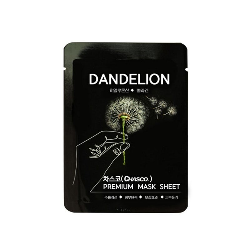 Chasco Dandelion Mask Pack Hyaluronic Acid Collagen Centella Asiatica Extract