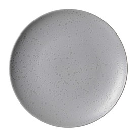 Ritzenhoff & Breker Kitwe Dinner Plate, 28 cm, Dinner Plate with Matte Grain, Unique Reactive Glaze, Stoneware, Grey