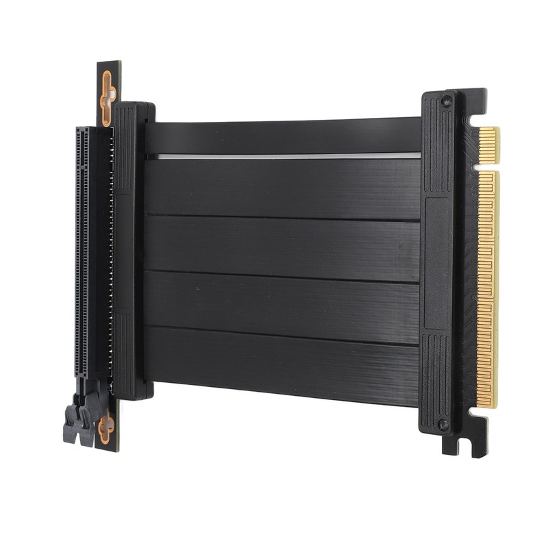 PCIE 4.0 X16 Extender 90 Degree 26GB/s 3.9in Long Gold