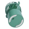 Mini Fan Cactus Shape Shaking Head Low Noise USB Charging