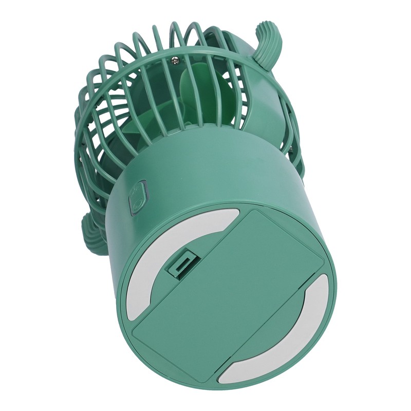 Mini Fan Cactus Shape Shaking Head Low Noise USB Charging