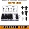 carauto2000 100Pcs Bumper Clips Retainer Rivet FENDER TRIM Car Push