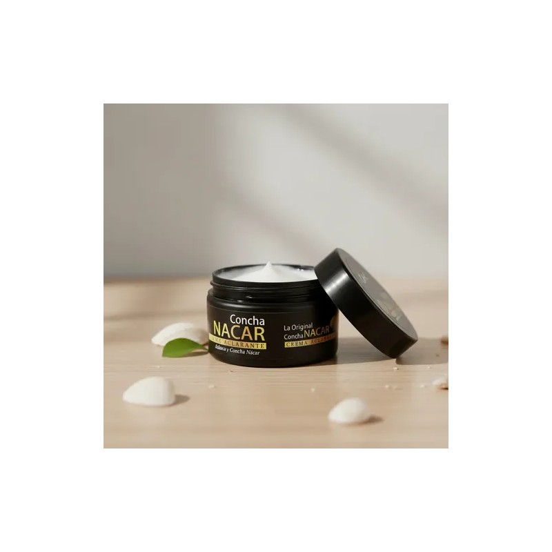 Crema Aclarante Con Arcilla Volcánica Y Concha Nácar