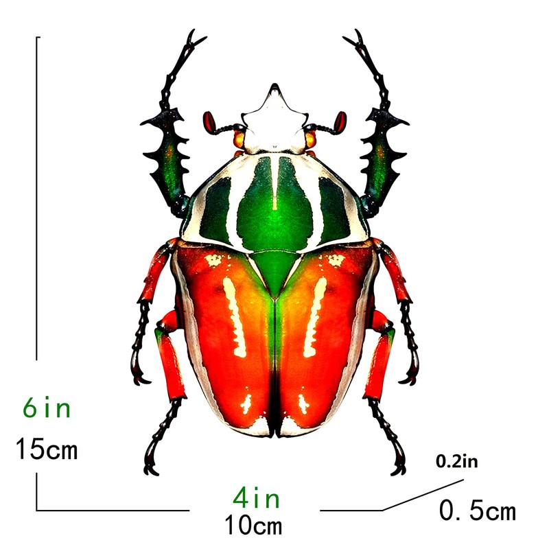 HHgrowe Metal Ladybugs Wall Art Decor Hanging Sculpture Decoration Iron