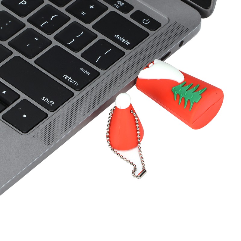 U Disk Durable Strong Compatibility Cute Santa Claus USB 2.0