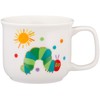 「 はらぺこあおむし 」 こども用 マグカップ 180ml 子供用 食器 白 807112