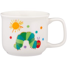 「 はらぺこあおむし 」 こども用 マグカップ 180ml 子供用 食器 白 807112