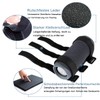 Portable holder for wireless Bluetooth speaker, adjustable strap attachment, compatible