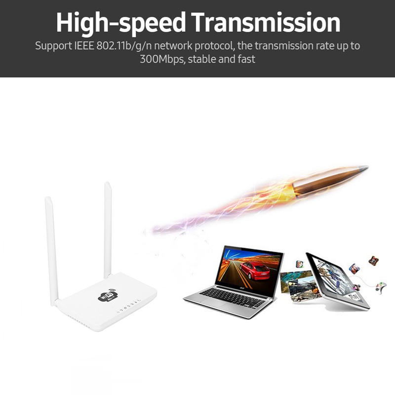4G LTE WiFi Router 300Mbps High-speed Wireless Router with SIM