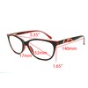 ColorViper basic cateye women reader spring hinge Reading Glasses 52m-17mm-140mm