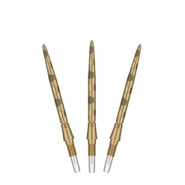 TARGET Darts Swiss Point Storm Steel Dart Points, Onyx (3 Pack Set of Tips) 30MM – Gold | Change Dart Points, Spare Tips, Professional Darts Accessories