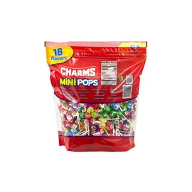Charms Mini Pops 18 Assorted Flavors with Resealable Bag (300 Count)