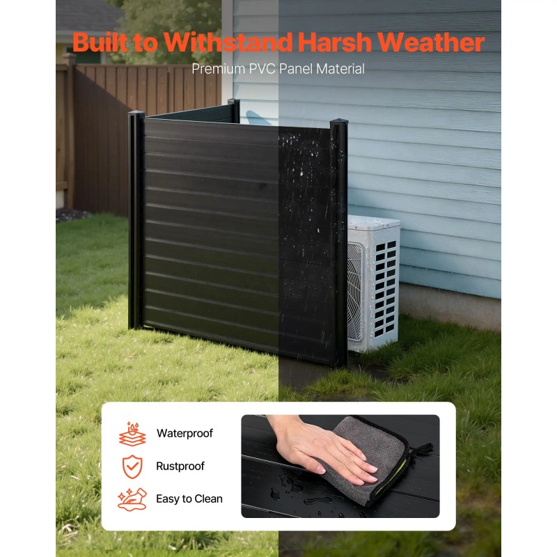 Outdoor Privacy Screen 2 Panels 48 X 48 AC Fence