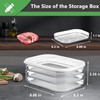 FeBohao Cold Meat Container for Fridge Deli Containers with Airtight