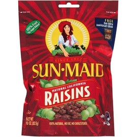Sun-Maid Raisins Canister 20 Oz (Pack of 2)