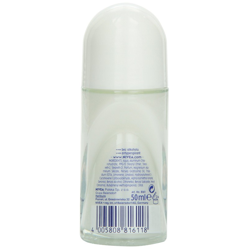 Nivea Dry Comfort Deodorant Roll-On, 1.7 Fluid Ounce (Pack of